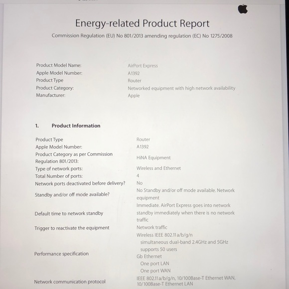 ** SOLD **. Apple Airport Express A1392 - Picture 6 of 8